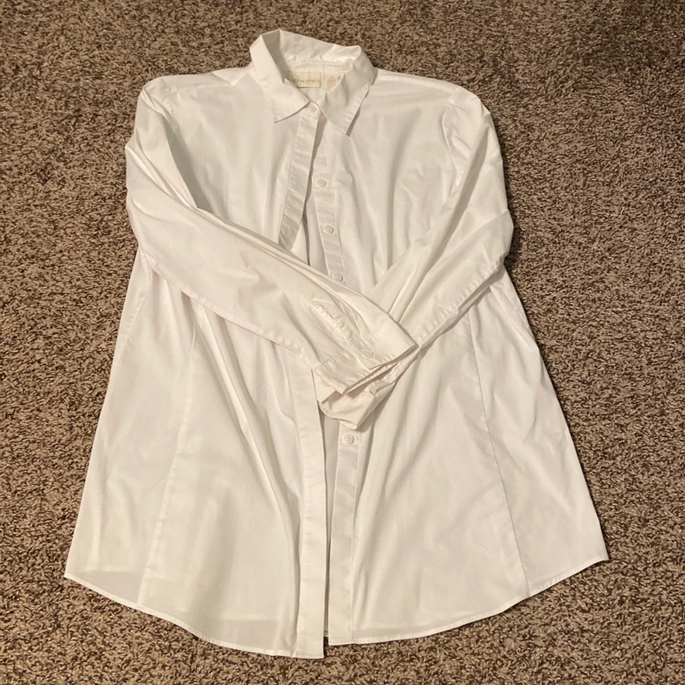 White Chincos Button Up